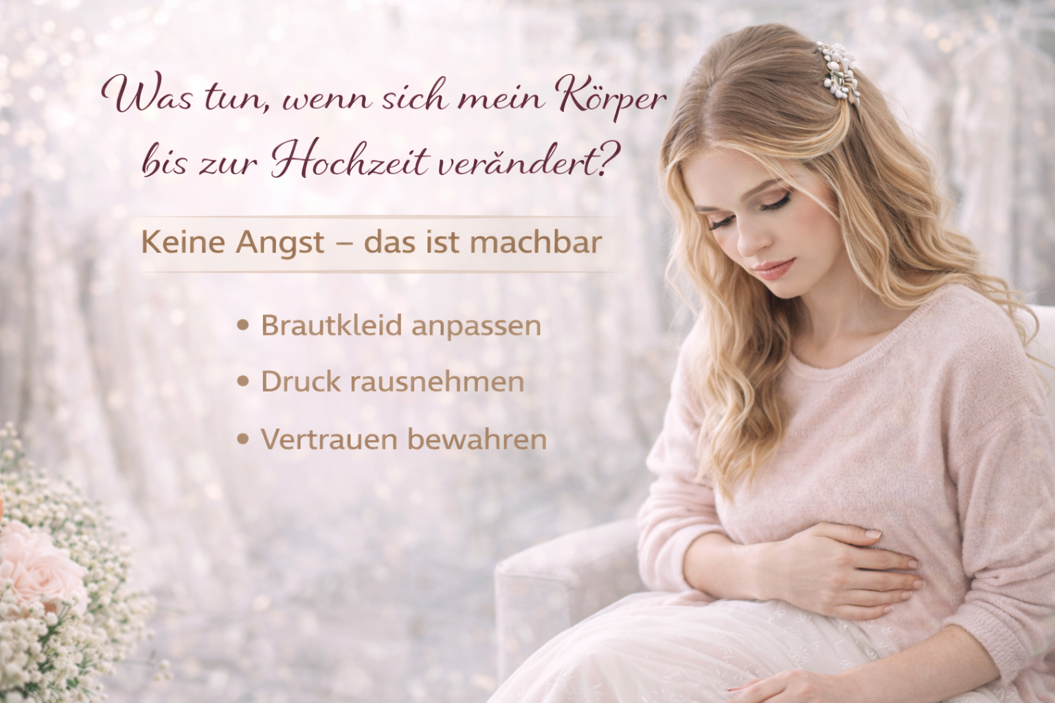 Körper verändert sich vor der Hochzeit? Das ist normal