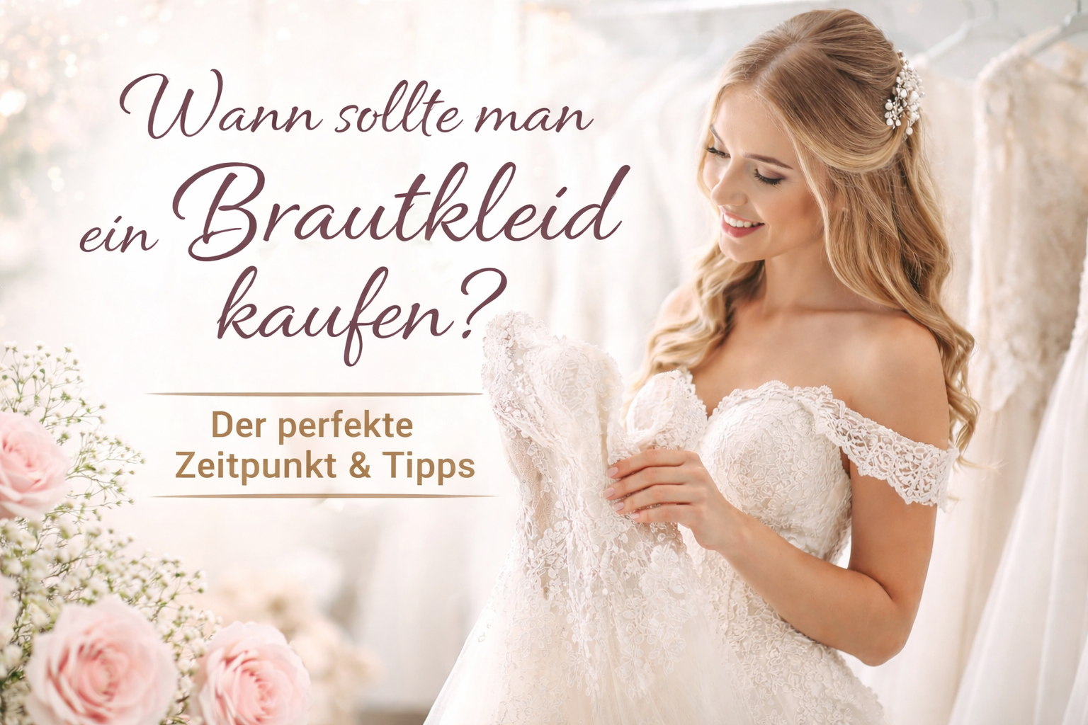 Wann Brautkleid kaufen? Der perfekte Zeitpunkt + Zeitplan