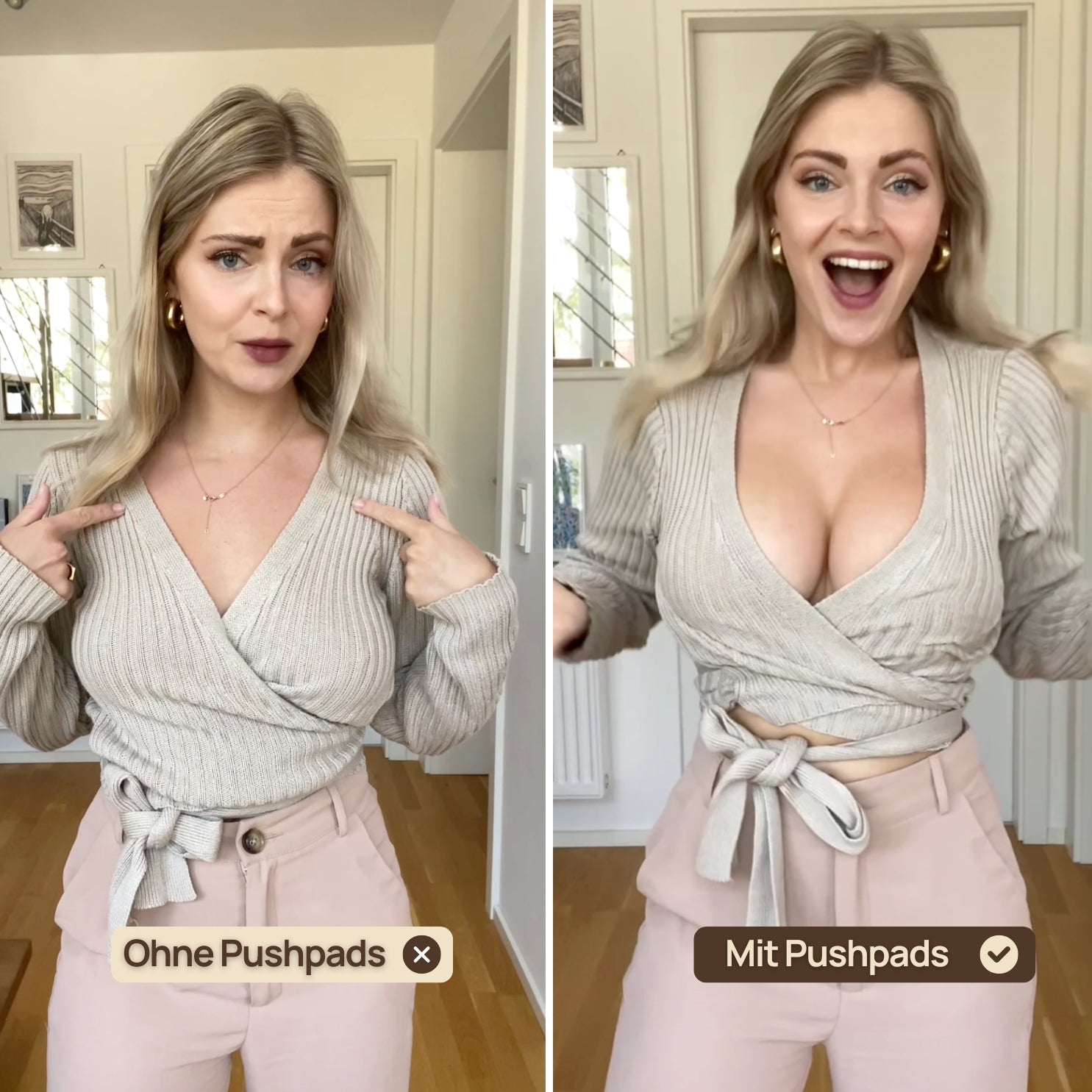 Push Up Pads Monoka White Emotions