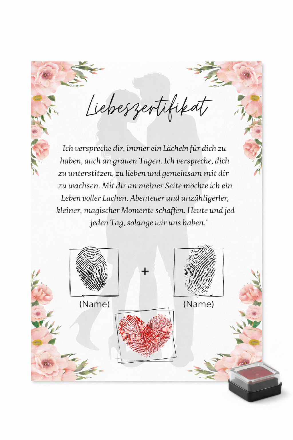 Liebeszertifikat – Eure Liebe für immer festgehalten