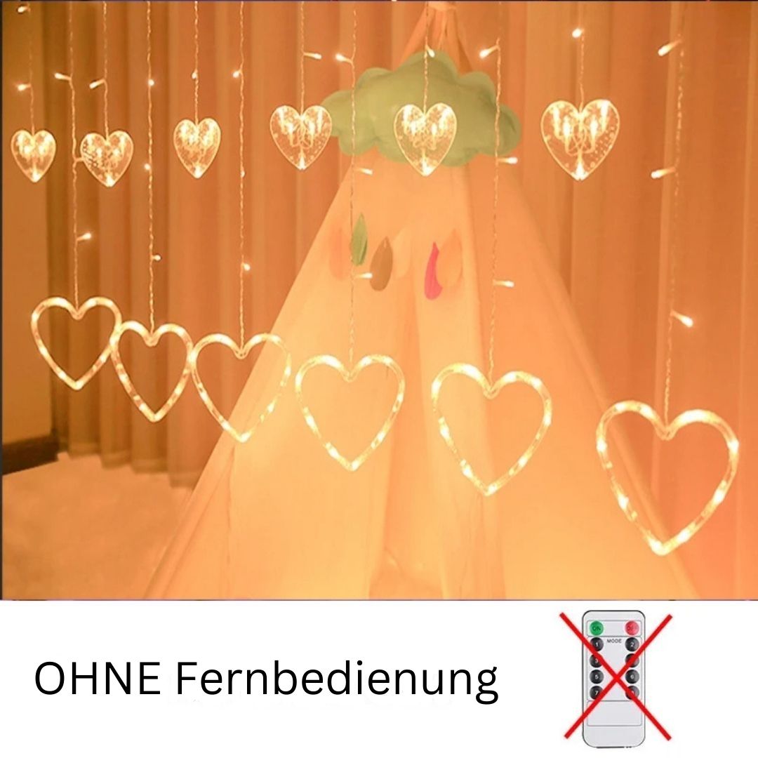 Herz Girlande LED