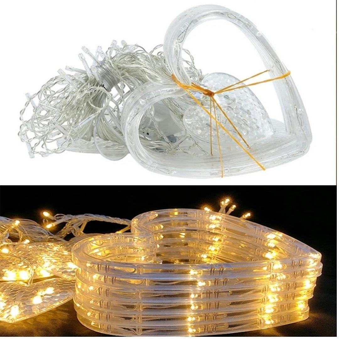 Herz Girlande LED