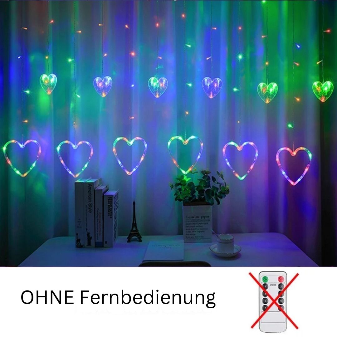 Herz Girlande LED