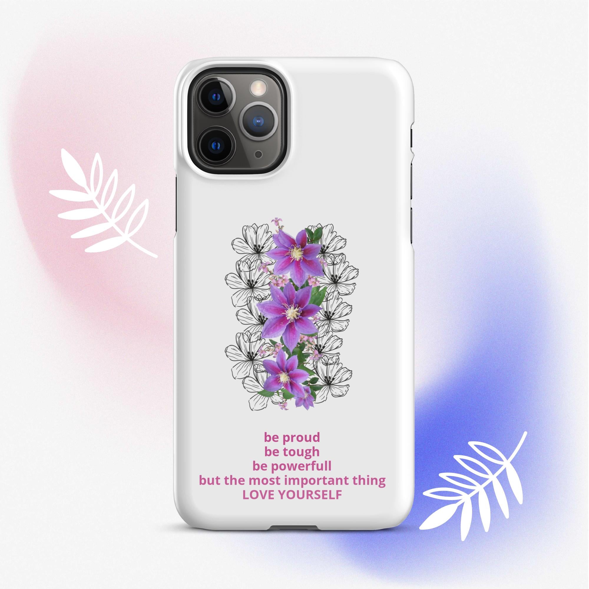 LOVE YOURSELF | Snapcase iPhone®-Hülle White Emotions