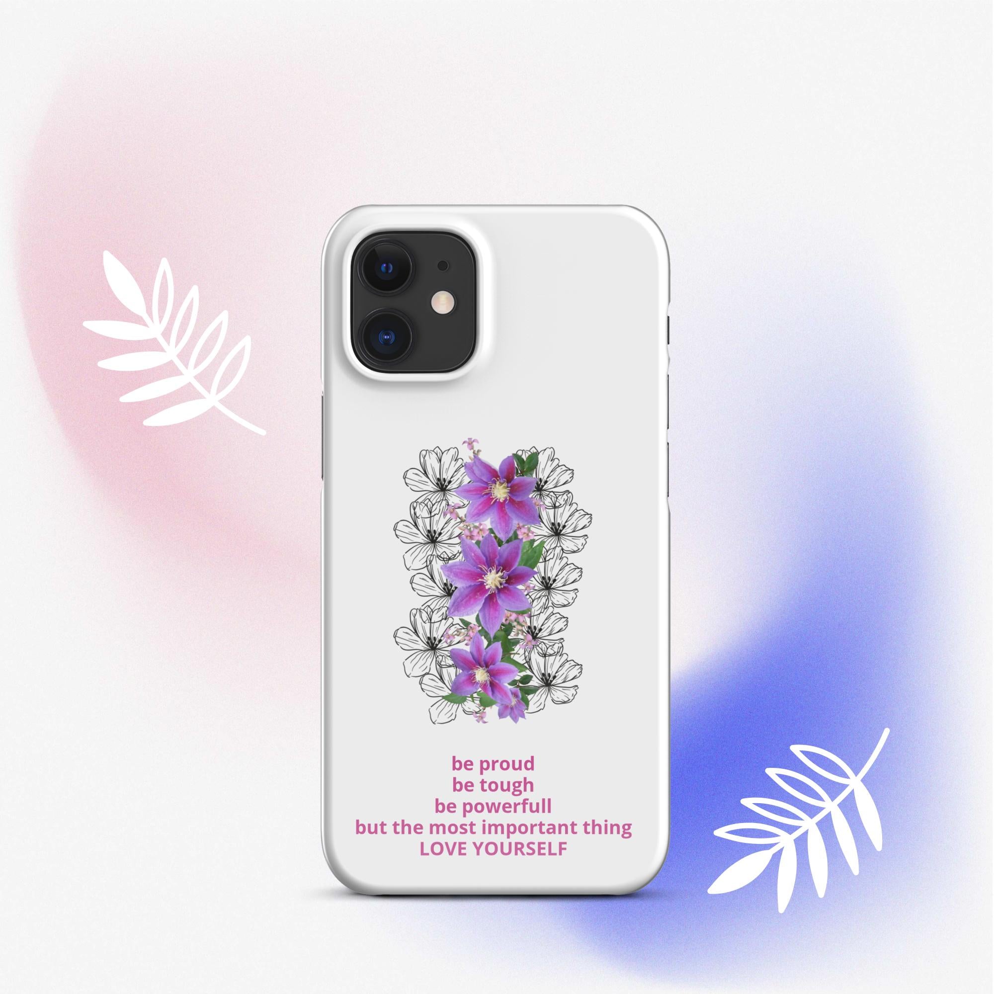 LOVE YOURSELF | Snapcase iPhone®-Hülle White Emotions