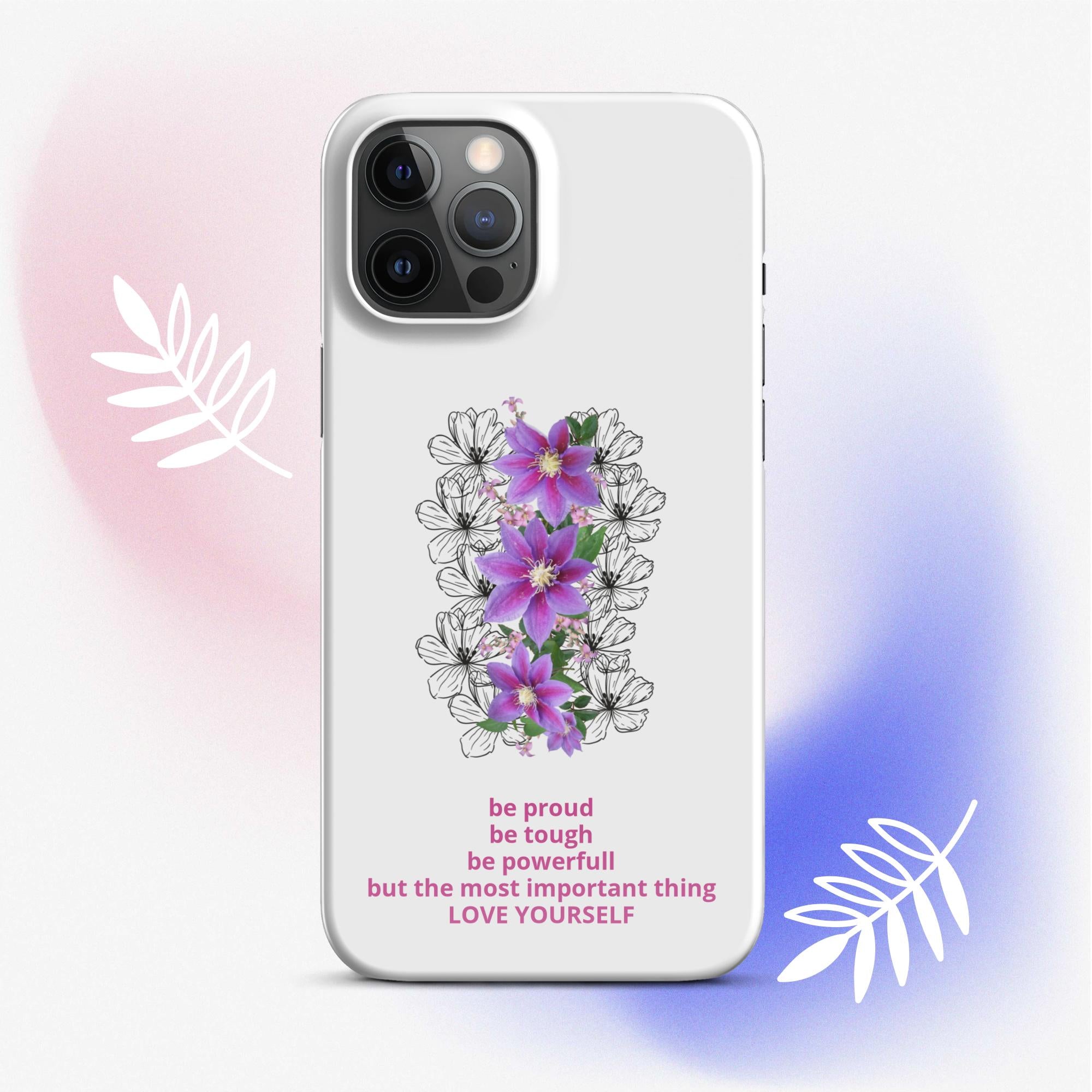 LOVE YOURSELF | Snapcase iPhone®-Hülle White Emotions