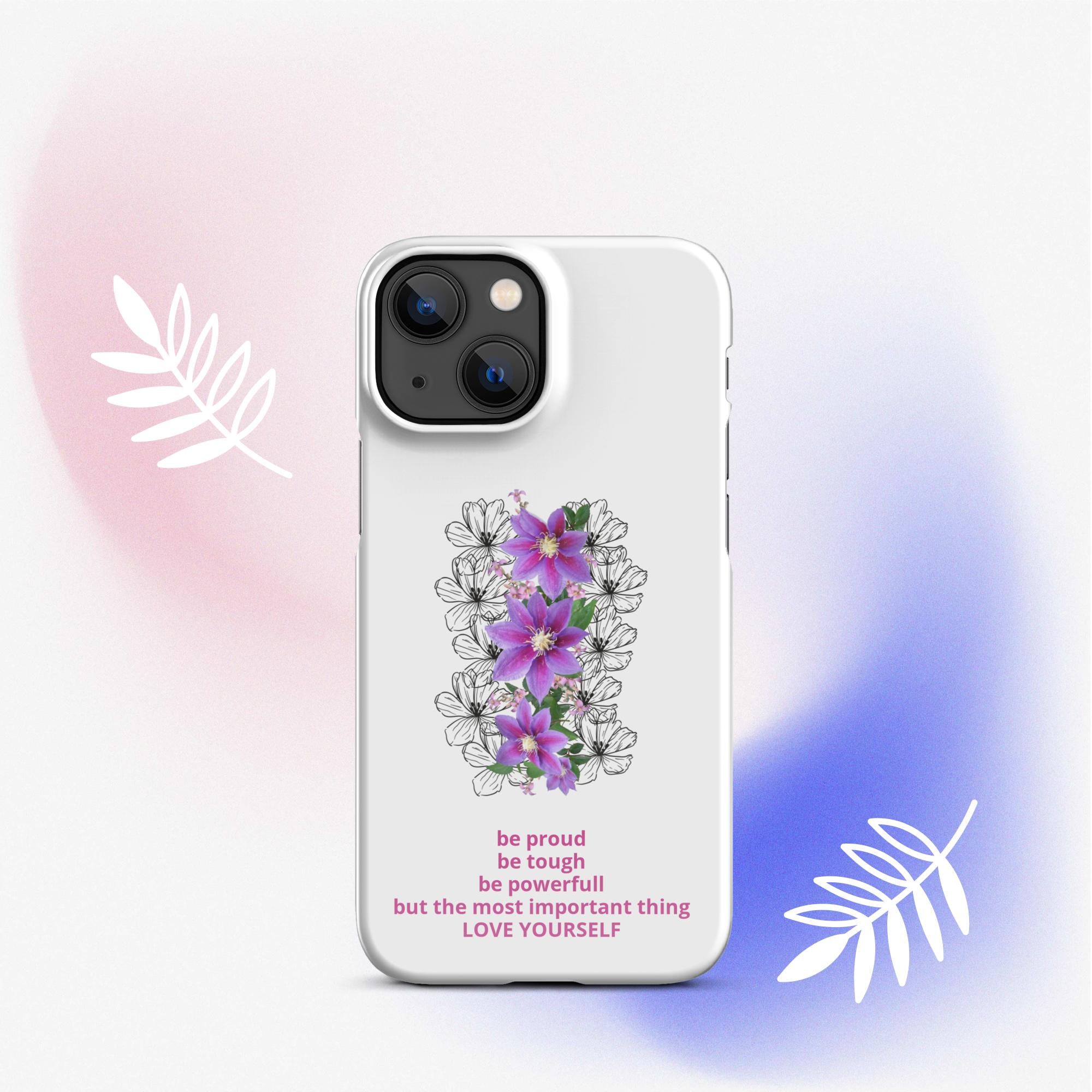 LOVE YOURSELF | Snapcase iPhone®-Hülle White Emotions