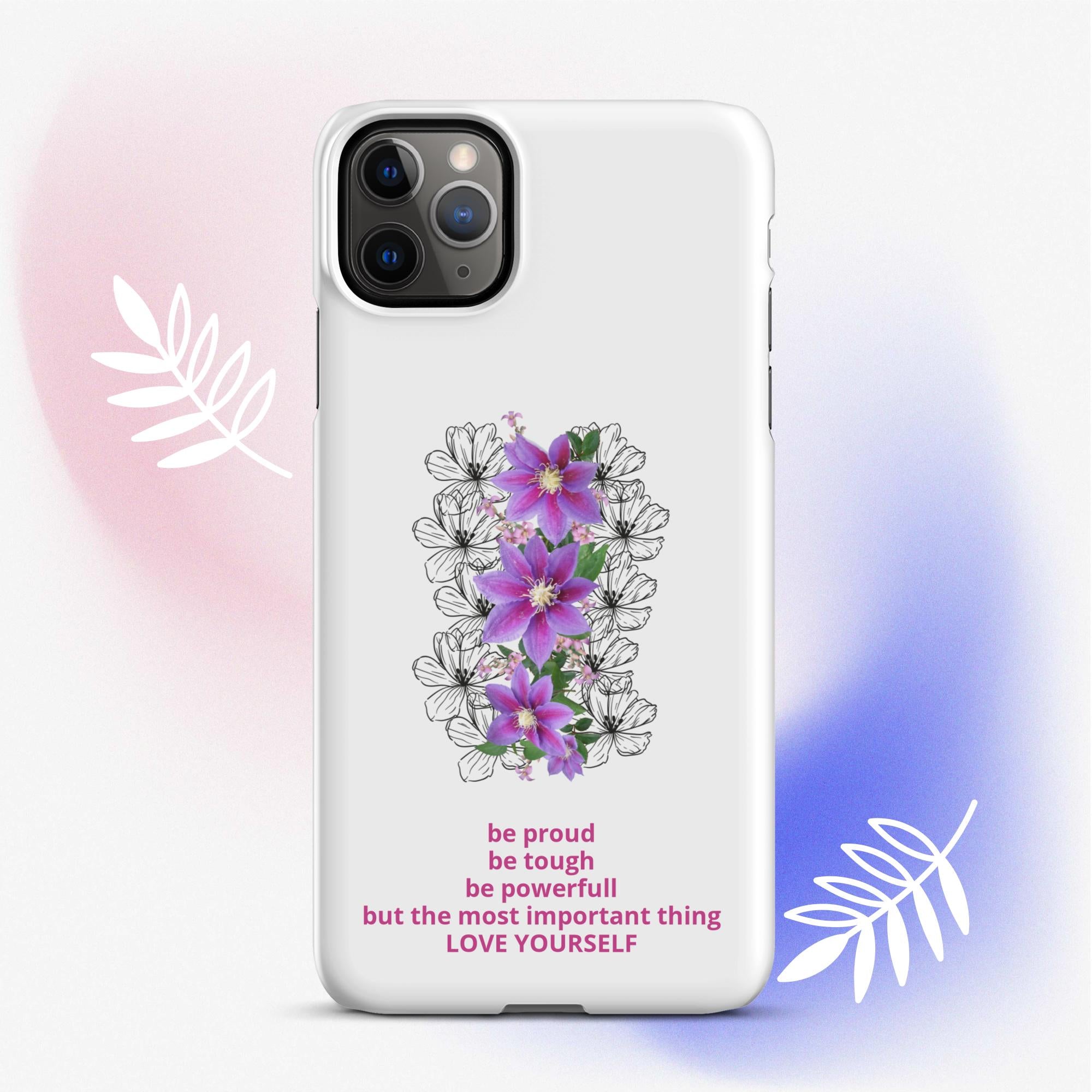 LOVE YOURSELF | Snapcase iPhone®-Hülle White Emotions