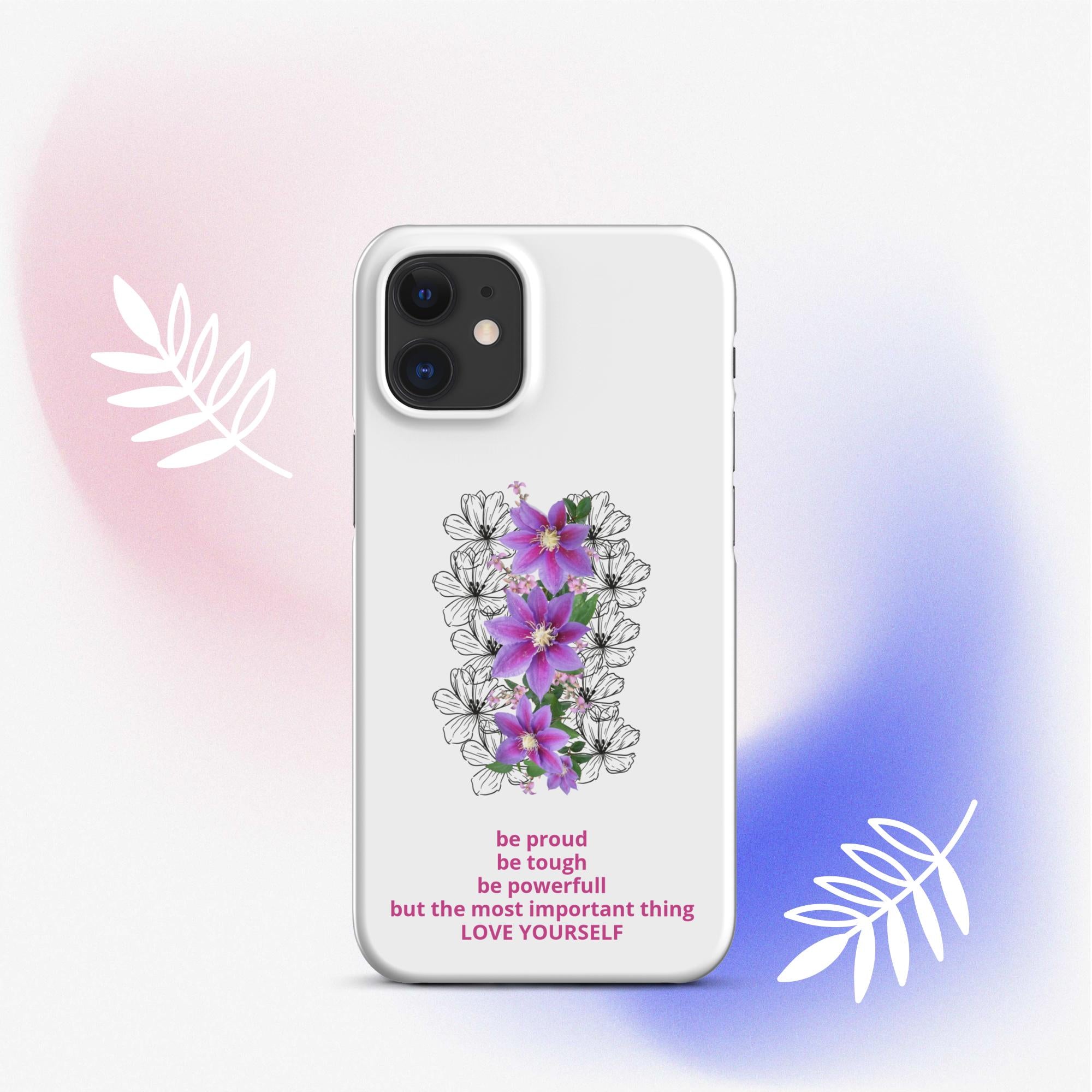 LOVE YOURSELF | Snapcase iPhone®-Hülle White Emotions