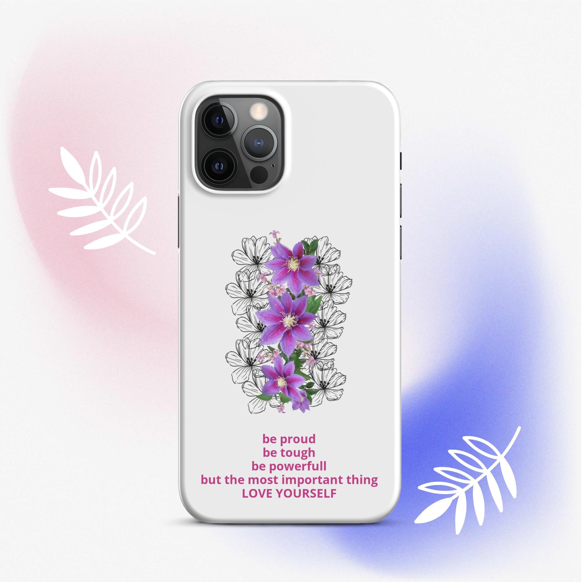 LOVE YOURSELF | Snapcase iPhone®-Hülle White Emotions