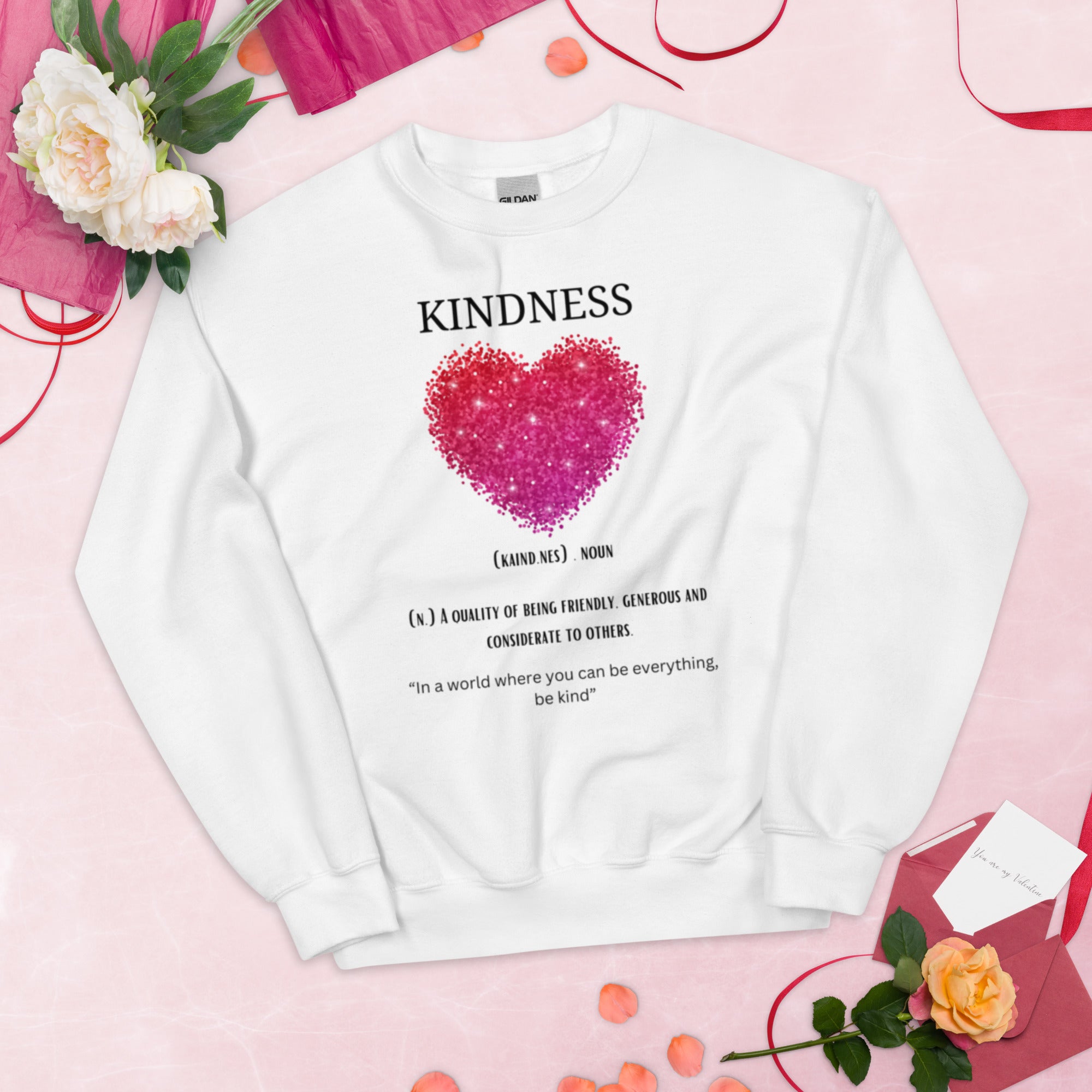 Unisex-Pullover White Emotions