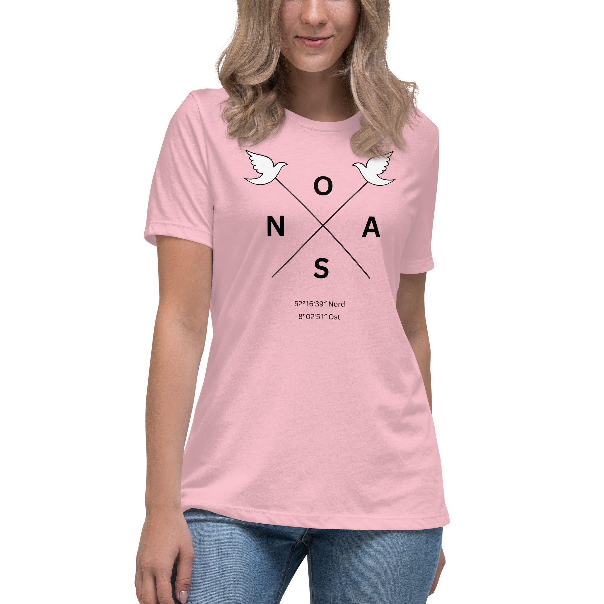 Osnabrück | Lockeres Damen-T-Shirt White Emotions