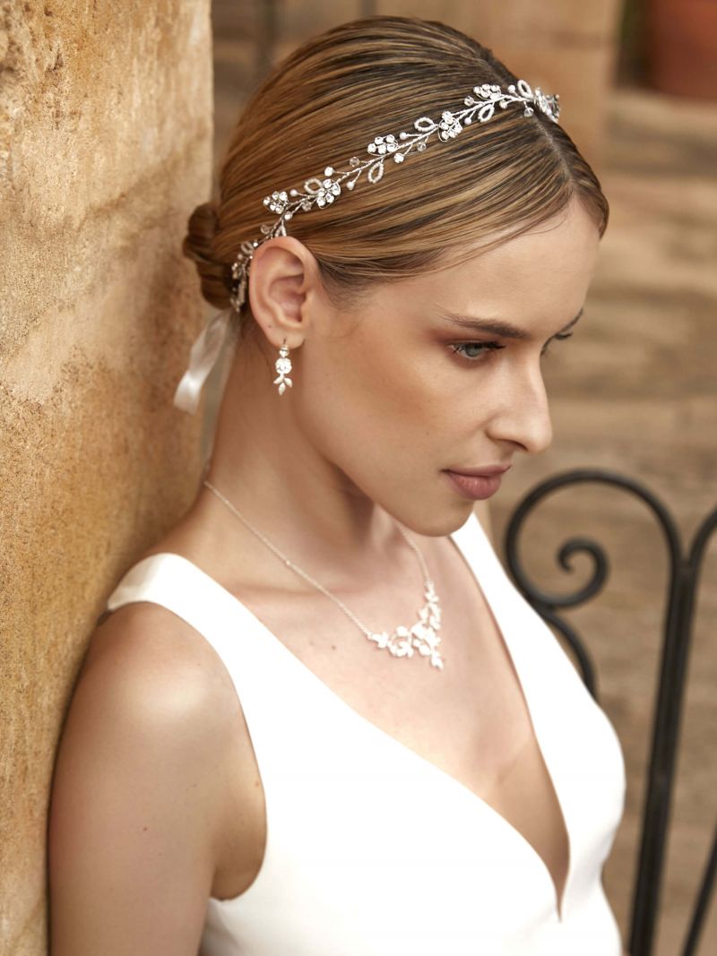 Bianco Evento Haarschmuck J012 White Emotions