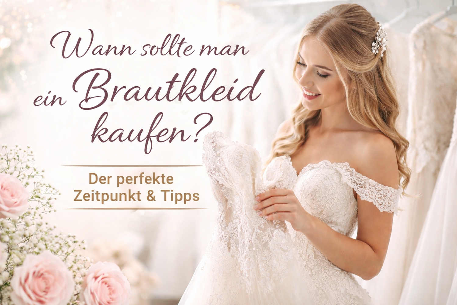 Wann Brautkleid kaufen? Der perfekte Zeitpunkt + Zeitplan