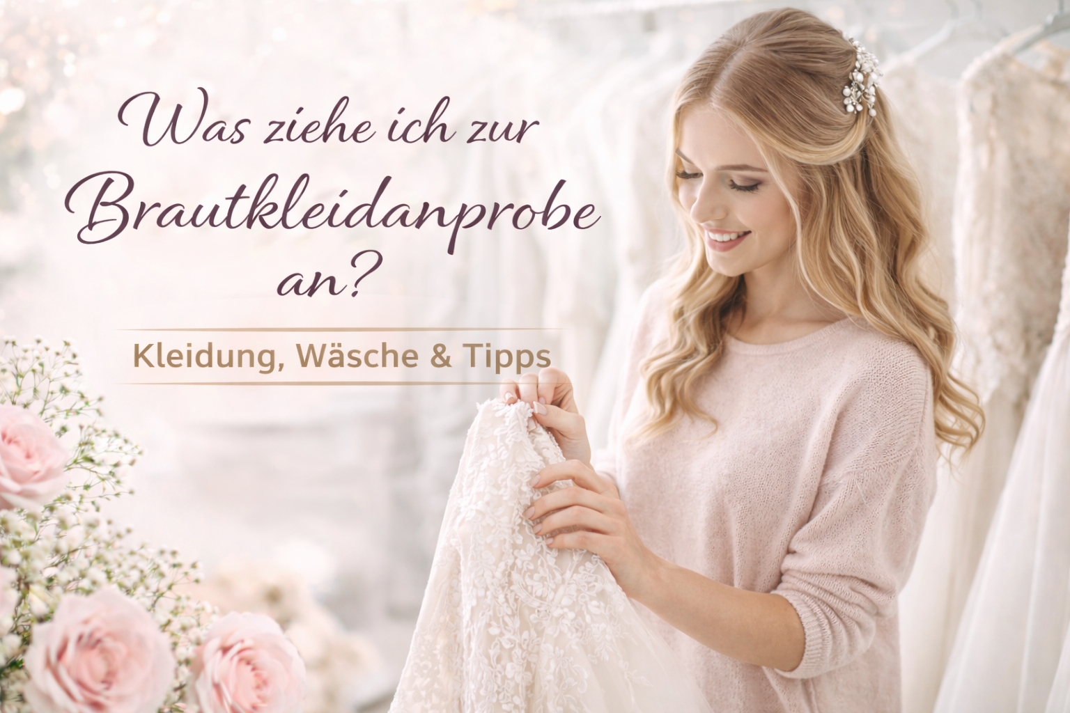 Was ziehe ich zur Brautkleidanprobe an? Kleidung, Wäsche & Tipps