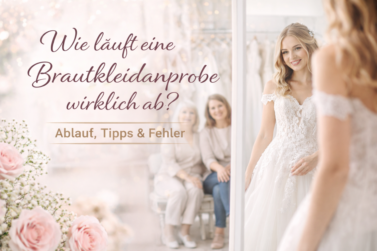 Wie läuft eine Brautkleidanprobe ab? Ablauf, Tipps & Fehler